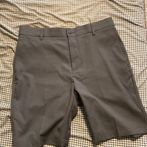 Grey polyester shorts